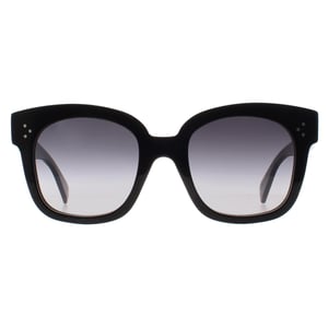 Celine Square Womens Shiny Black Smoke Gradient New Audrey CL4002UN