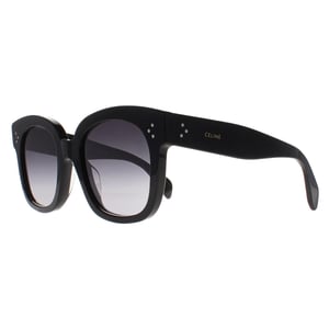 Celine Square Womens Shiny Black Smoke Gradient New Audrey CL4002UN