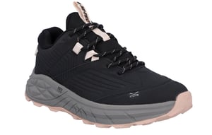 Hi-Tec Fuse Trek Polyester Dames Sneakers Zwart/Steen Grijs/Cameo Roze