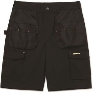 Caterpillar Nexus Holster Stretch Cotton Men's Black Work Shorts