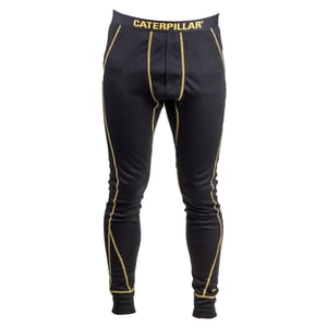 Caterpillar Thermo Polyester Heren Zwarte Basislaag Broek