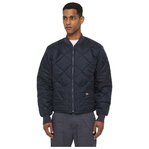 Dickies Diamond Heren Blauw Gequilt Jacket
