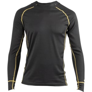 Caterpillar Thermo Polyester Heren Zwarte Basislaag Shirt