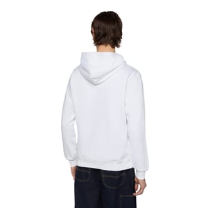 Dickies Icon Logotyp Polyester Unisex Vuxna Vit Hoodie