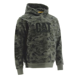 Caterpillar Merkenkatoen Groene Heren Hoodie