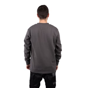 Caterpillar Midweight Crewneck Katoenen Heren Grijze Sweatshirt