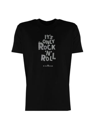 John Richmond T-Shirt  manlig   Svart