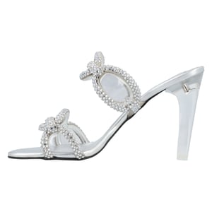 Valentino Chain 1967 Slide Sandalen Zilver