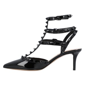 Valentino patent leather sandal-pumps