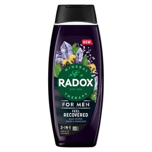 Radox  Mineral Therapy Feel Recovered 2in1 Shower Gel & Shampoo For Men, 450ml 3pk