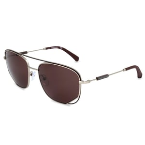 Calvin Klein Jeans Polycarbonate Brown Sunglasses