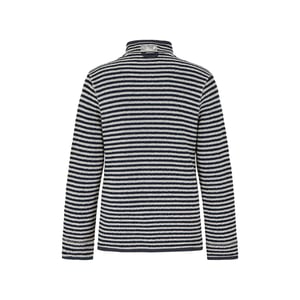 Weird Fish Mens Shorling Stripe Macaroni Quarter Zip Jumper (Ecru)