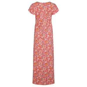 Weird Fish Womens/Ladies Mirren All-Over Print Maxi Dress (Tango Red)