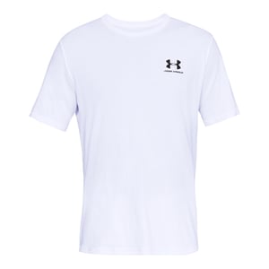 Under Armour Heren Sportstyle T-shirt met korte mouwen (Wit, Zwart)