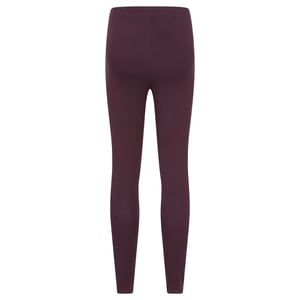 Mountain Warehouse Dames Katoenmix Middelgewicht Leggings (Verpakking van 2) (Bessen)