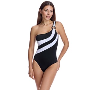 Asymmetrical swimsuit with cups W251611 Women