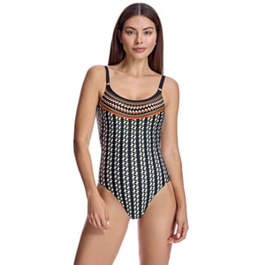 W250281 Women's Round Neck Swimsuit