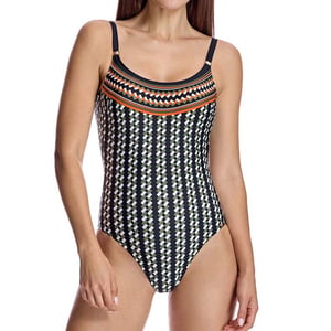 W250281 Women's Round Neck Swimsuit