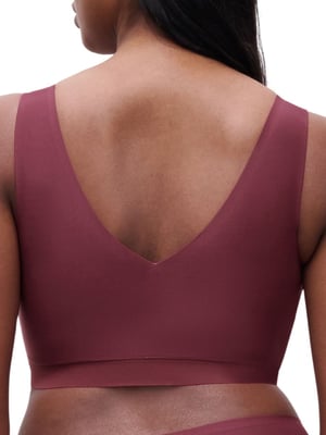 SoftStretch V-Neck Jersey Crop Top