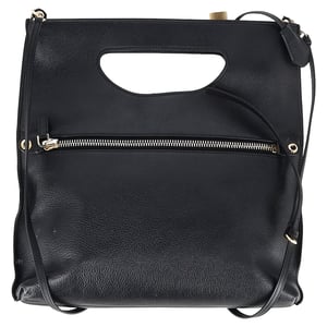 Tom Ford Top Handle Shoulder Bag in Black Leather