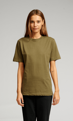 Oversized T-shirt - Legergroen