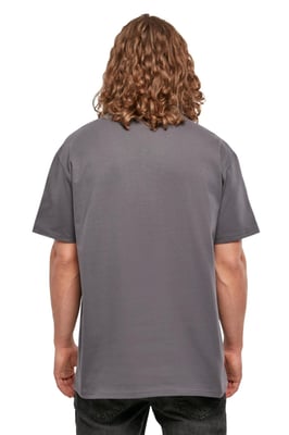 Zwaar oversized T-shirt - Donkergrijs