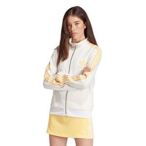 Women's adidas Originals Premium Crepe Track Top in Off White