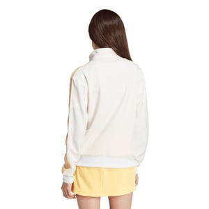 Women's adidas Originals Premium Crepe Track Top in Off White
