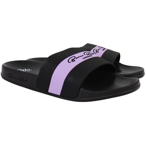 Born Rich Aurelio Mens Black/Purple Sliders