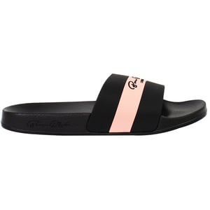 Born Rich Aurelio Mens Black/Coral Sliders