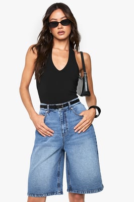 Tall Denim Jort