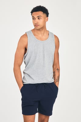 Light Grey 3-Pack Cotton Basic Vests