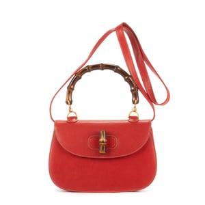 Bamboo Top Handle  Shoulder Bag