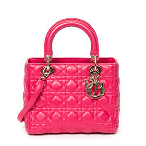 Medium Lady Dior Zip  Schoudertas