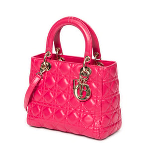 Medium Lady Dior Zip  Schoudertas