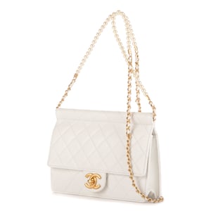 Vintage Pearl Wallet on Chain  Shoulder Bag