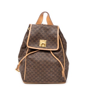 Small Flap Drawstring Backpack  Backpack