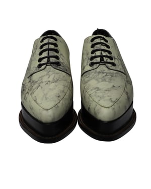 Opening Ceremony Eleanora Platform Oxfords in Marble Print Leather