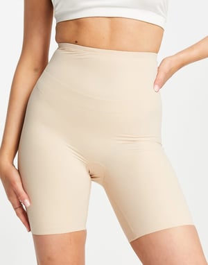 Bye Bra sculpting high waist very high contour shaping short in beige-Neutral
