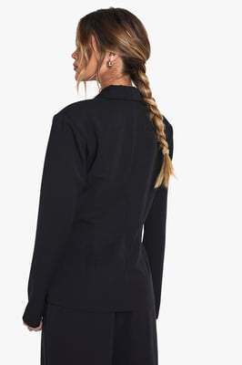 Cinched Wrap Over Blazer