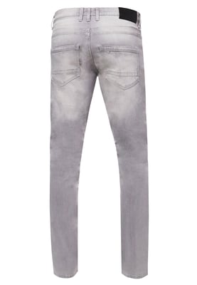 Grijze gebruikte jeansbroek "MELVIN" slim fit katoen-stretch