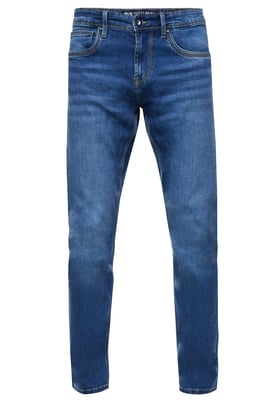Koningsblauwe gebruikte jeansbroek "MELVIN" Slim Fit katoen-stretch