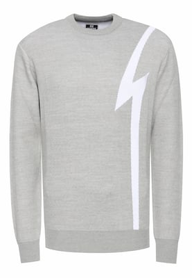 Flash gebreide trui met ronde hals