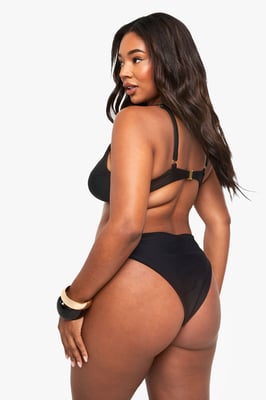 Plus Swimwear Essentials High Waist Brief