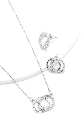 Links Necklace And Earring Set
