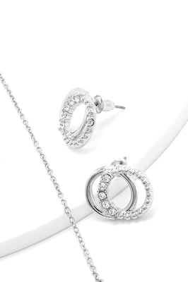 Links Necklace And Earring Set