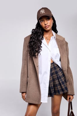 Boohoo Basics Oversized Cotton Poplin Shirt