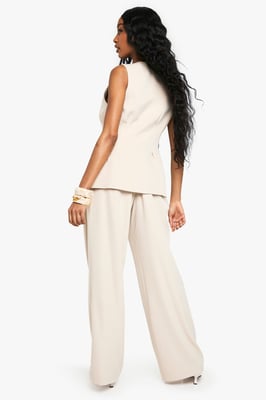 Woven Tailored Straight Leg Trouser