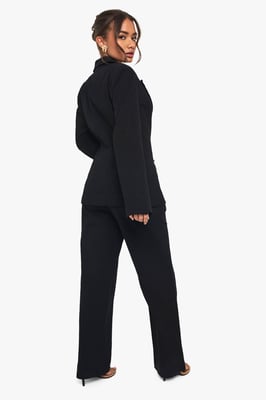Linen Tailored Straight Leg Trouser