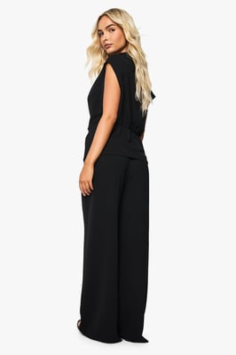 Woven Drape Blouse & Trouser Co-Ord
